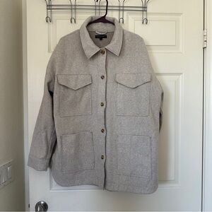Banana Republic oatmeal Utility Jacket
